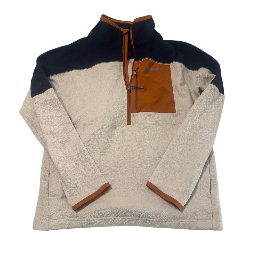 Cotopaxi Abrazo Fleece Pullover Men's Medium Half Zip Colorblock Sweater Outdoor